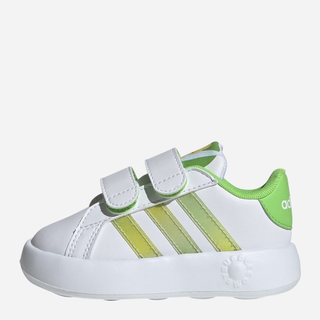 Дитячі кеди для хлопчика adidas Grand Court 2.0 Tin ID8014 26.5 Білі (4066759475830) - зображення 4