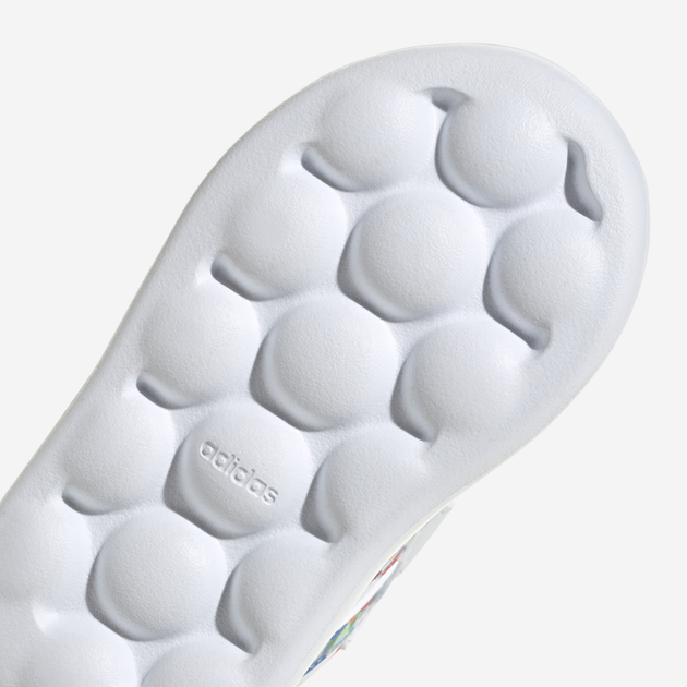 Sneakersy dziecięce dla dziewczynki na rzepy adidas Grand Court 2.0 Cf IG6498 27 Białe z wielokolorowym (4066766671171) - obraz 9