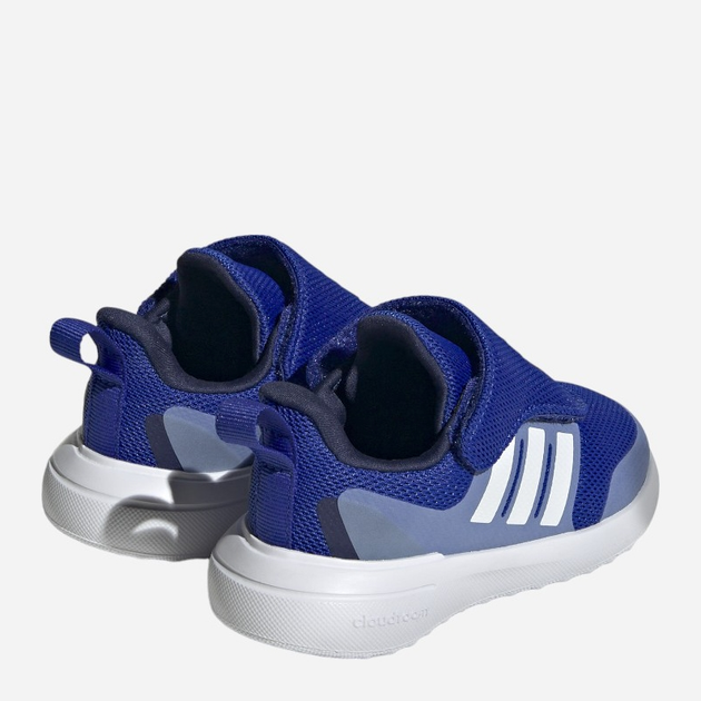 Buty sportowe chłopięce na rzepy adidas Fortarun 2.0 Ac I IG4872 24 Niebieskie (4066754586371) - obraz 4