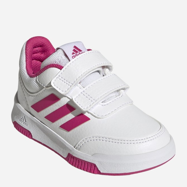 Tenisówki dziecięce dla dziewczynki na rzepy Adidas Tensaur Sport 2.0 C GW6468 24 Białe (4065427760339) - obraz 2