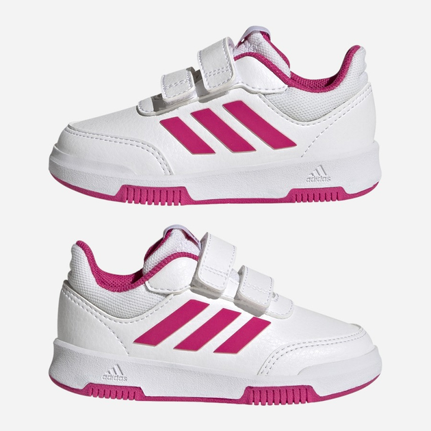 Sneakersy dziecięce dla dziewczynki na rzepy adidas Tensaur Sport 2.0 C GW6468 25 Białe (4065427760261) - obraz 10