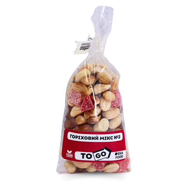 Ореховый микс #2 EKA Food "to go" красный 70г - Фото 1 Ореховый микс #2 EKA Food "to go" красный 70г - изображение 1