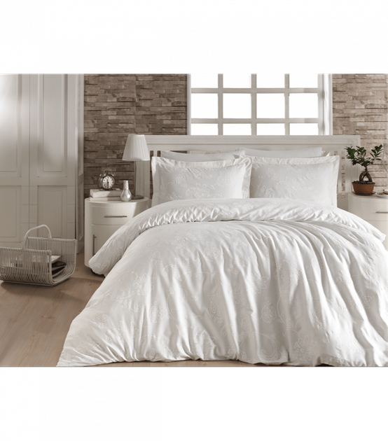 Комплект постельного белья Satin Cotton First Choice - First Choice - S-291 CARMINA WHITE - Евро - Белый - Фото 1 Комплект постельного белья Satin Cotton First Choice - First Choice - S-291 CARMINA WHITE - Евро - Белый - изображение 1