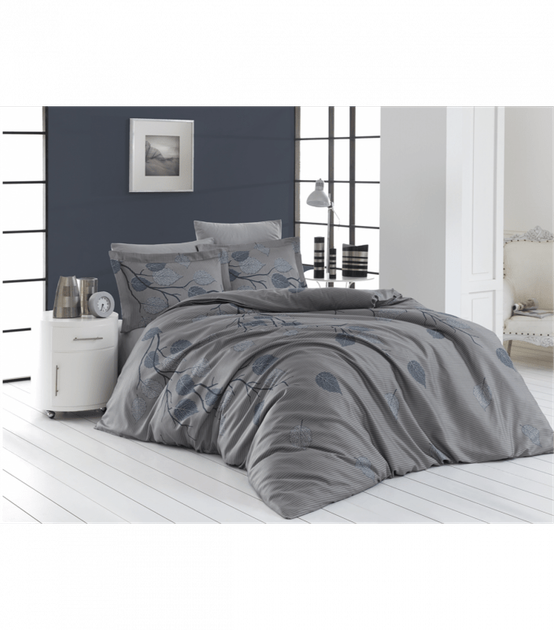 Комплект постельного белья Satin Cotton First Choice - First Choice - S-311 EVIDA GREY - Полуторный - Серый - Фото 1 Комплект постельного белья Satin Cotton First Choice - First Choice - S-311 EVIDA GREY - Полуторный - Серый - изображение 1