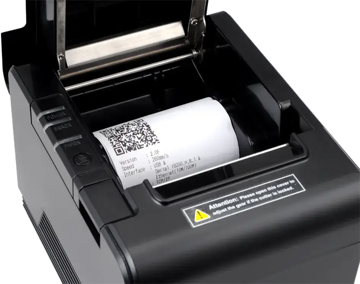 POS-принтер, принтер чеков Xprinter XP-Q300 (термопечать, USB, LAN, 83 мм, автообрезка чека) - Фото 5 POS-принтер, принтер чеков Xprinter XP-Q300 (термопечать, USB, LAN, 83 мм, автообрезка чека) - изображение 5
