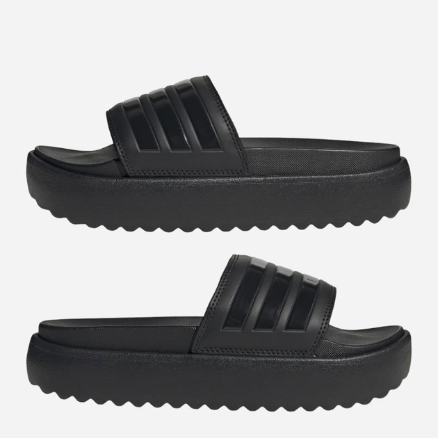 Klapki damskie na platformie adidas Adilette Platform HQ6179 38 Czarne (4066747183815) - obraz 9