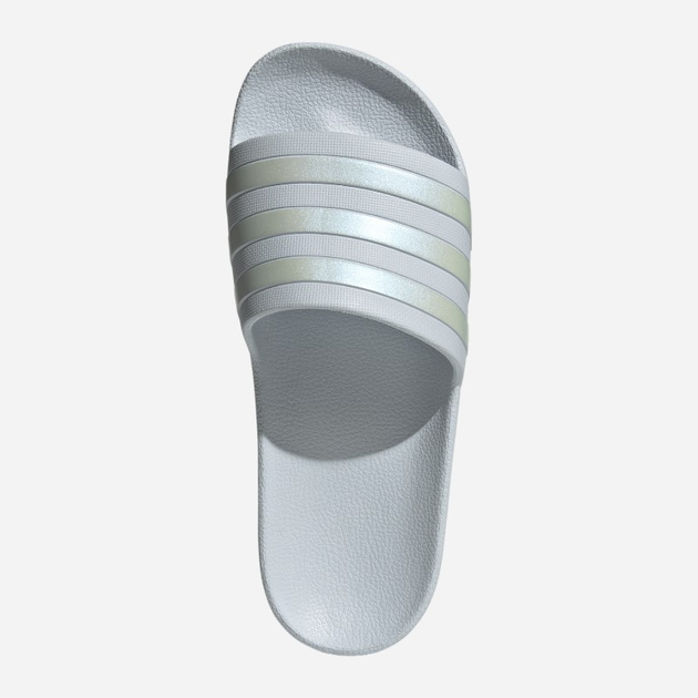 Жіночі шльопанці для пляжу adidas Adilette Aqua IF0894 42 Сірі з золотистим (4066765076199) - зображення 5