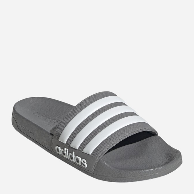 Klapki basenowe damskie adidas Adilette Shower Slides GY1891 37 Szare (4065425148801) - obraz 2