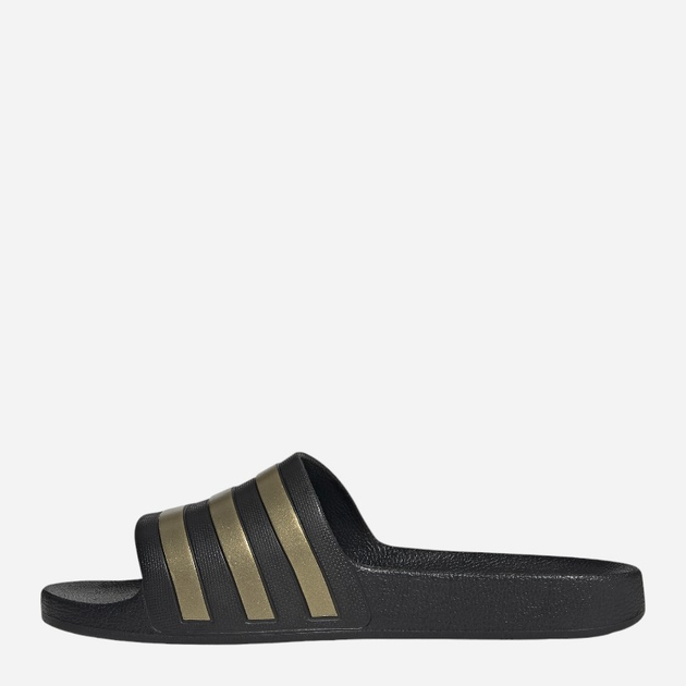 Klapki basenowe damskie adidas Adilette Aqua EG1758 37 Czarne z złocistym (4062051398006) - obraz 3