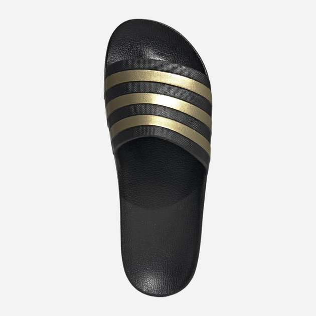 Klapki basenowe damskie adidas Adilette Aqua EG1758 37 Czarne z złocistym (4062051398006) - obraz 6
