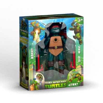 Игровой Набор Черепашка ниндзя 15см ( С Проектором ) Рафаель TMNT 0810B-2 - Фото 4 Игровой Набор Черепашка ниндзя 15см ( С Проектором ) Рафаель TMNT 0810B-2 - изображение 4