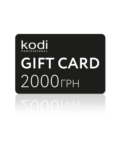 Подарочная карта "Gift Card" номиналом 2000 грн. Kodi 20108595 - изображение 2