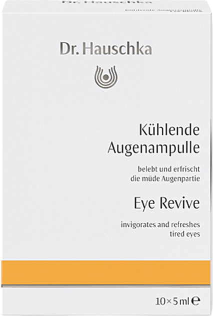 Chłodzące kompresy pod oczy Dr. Hauschka Eye Revive Refreshing Compresses w ampułkach 10 x 5 ml (4020829077041) - obraz 1