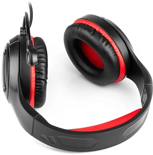 Гарнитура REAL-EL GDX-7590 Black/Red - Фото 3 Гарнитура REAL-EL GDX-7590 Black/Red - изображение 3