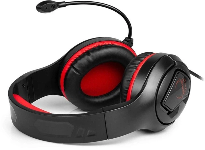 Гарнитура REAL-EL GDX-7590 Black/Red - Фото 6 Гарнитура REAL-EL GDX-7590 Black/Red - изображение 6