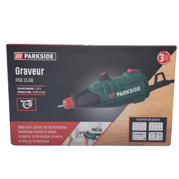 Гравер Parkside Graveur PGG15 G6 13 Вт (116716) - Фото 6 Гравер Parkside Graveur PGG15 G6 13 Вт (116716) - изображение 6