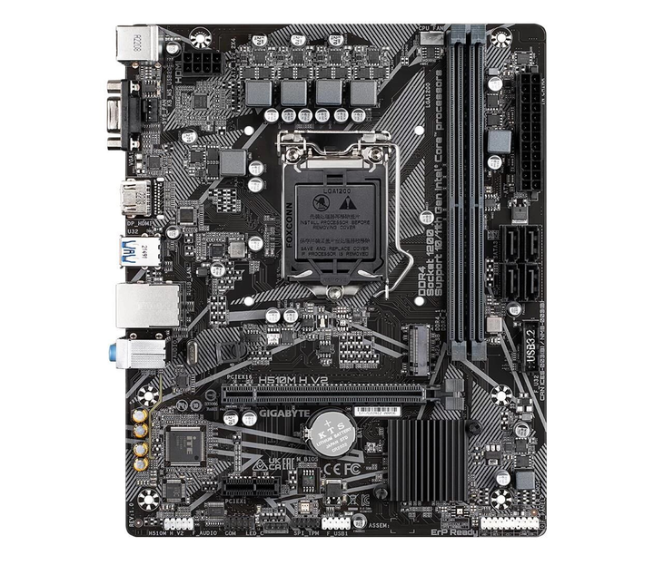 Материнская плата Gigabyte H510M H V2 EU - изображение 2