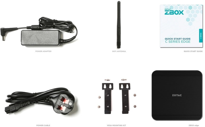 Komputer Zotac ZBOX C Series (ZBOX-CI343-BE) - obraz 6