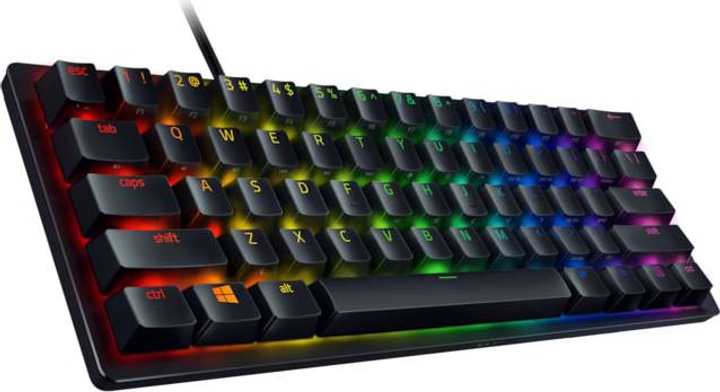 Klawiatura przewodowa Razer Huntsman Mini 60% Optical Red Switch Nordic layout Black (RZ03-03391300-R3N1) - obraz 2