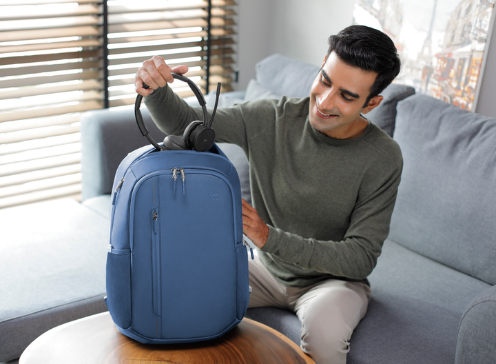Plecak na laptopa Dell EcoLoop Urban Backpack 14"-16" Blue (460-BDLG) - obraz 8