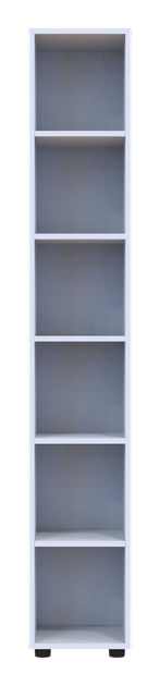 Шкаф пенал Doros Мира Белый ДСП 183.5х30х30 (41510126) - изображение 4