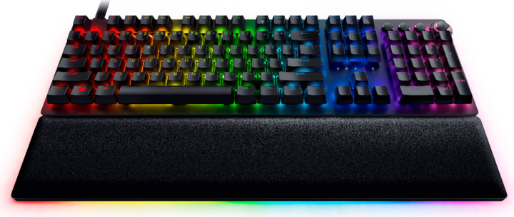 Клавіатура дротова Razer Huntsman V2 Optical Clicky Purple Switch US Layout Black (RZ03-03930300-R3M1) - зображення 4