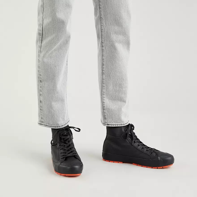 Trampki męskie wysokie Levi's D53640002 44 (11US) Czarne (7613417876637) - obraz 2