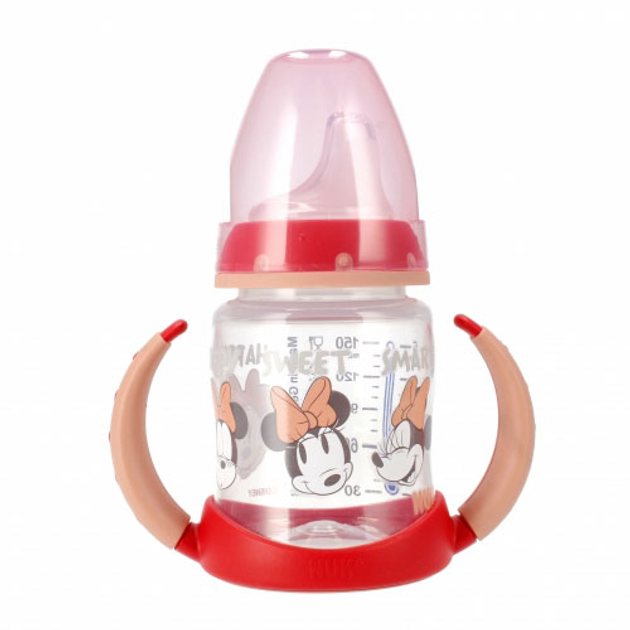 Пляшечка для годування Nuk First Choice Learning Bottle Mickey Червона 150 мл (4008600382690) - зображення 2