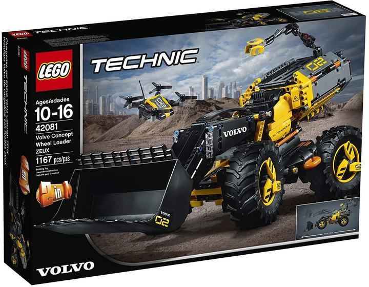 Zestaw konstrukcyjny LEGO TECHNIC Volvo ładowarka kołowa ZEUX 1167 elementów (42081) (5702016116953) - obraz 1
