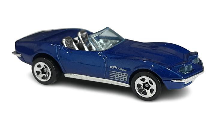 Машинка Базовая Hot Wheels '72 Stingray Convertible HW Roadsters 1:64 HKG60 Blue 1шт - изображение 3