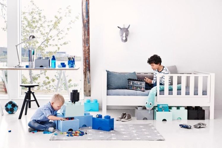 Контейнер LEGO Storage Brick 8 з висувними ящиками для зберігання Блакитний(40061736) - зображення 8