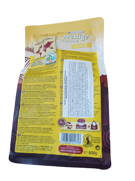 Корм для канарок Versele-Laga Prestige Premium Canary 800 г 211717 - зображення 2