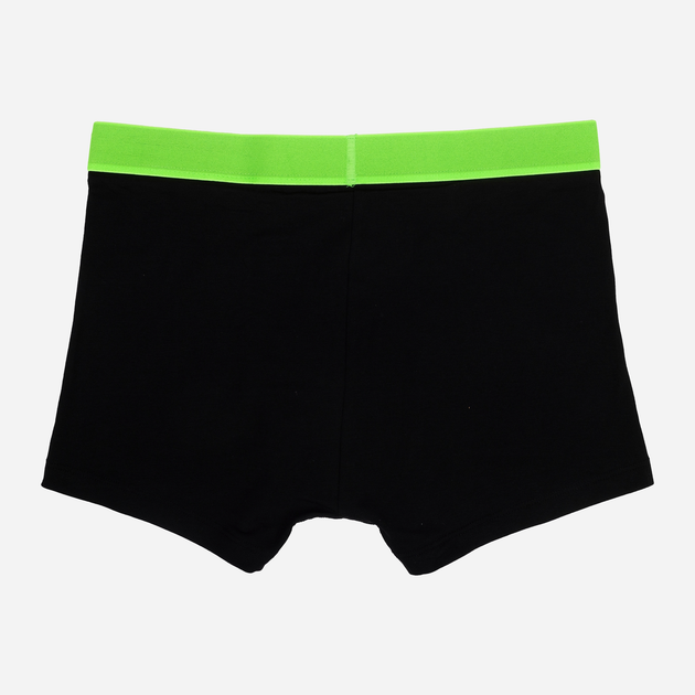 Набір трусів-боксерів чоловічих 3 шт Puma Basic Boxer Placed Logo Elastic 3p 93554807 XL Чорний з салатовим (8720245544924) - зображення 4