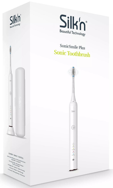 Szczoteczka elektryczna do zębów Silk'n SonicSmile Plus SSP1PE1W001 White - obraz 7