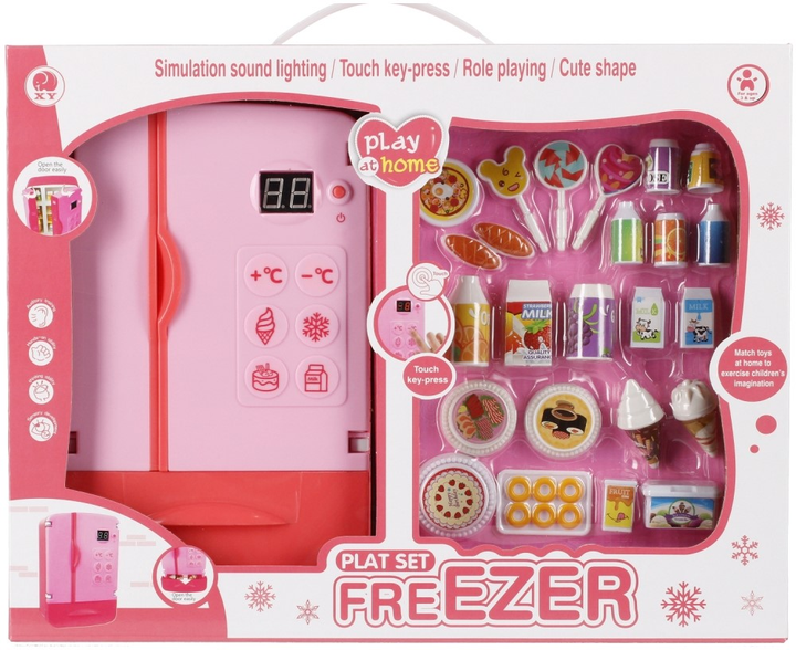 Lodówka wielofunkcyjna Mega Creative Play Home Freezer z akcesoriami (5908275176749) - obraz 1