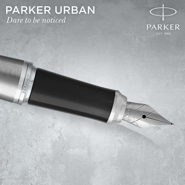 Ручка пір'яна Parker Urban Metro Metallic CT Fountain Pen Синя (3501179316055) - зображення 4
