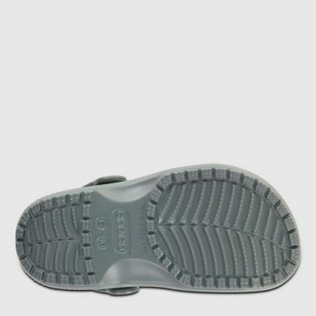 Детские кроксы-сабо для мальчика Crocs Classic Clog T 206990-0DA 22-23 Серые (1914487329334) - изображение 5