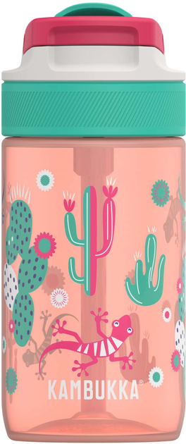 Butelka na wodę Kambukka Lagoon Cactus Gekko 400 ml (5407005142950) - obraz 4