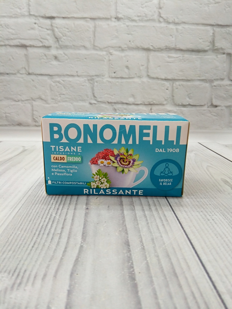 Чай Bonomelli tisane Rilassante трав'яний розслабляючий 16 пакетиків - изображение 1