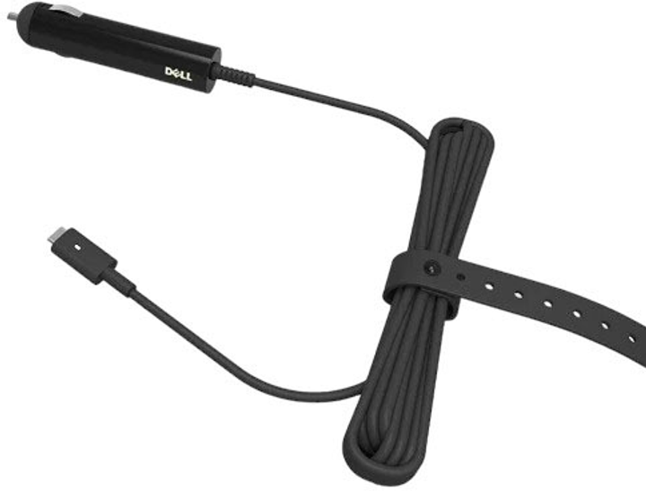 Автомобільний зарядний пристрій Dell DC Power Adapter 65W USB-C Black (450-AFLE) - зображення 1