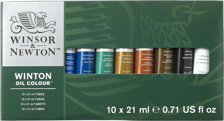 Zestaw farb olejnych Winsor & Newton Winton Oil Color 10 x 21 ml (0884955088791) - obraz 1