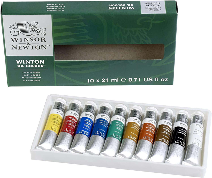 Zestaw farb olejnych Winsor & Newton Winton Oil Color 10 x 21 ml (0884955088791) - obraz 2