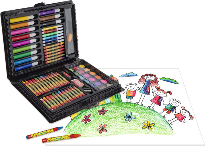 Zestaw do malowania Hasbro Play-Doh Art Activity Colouring 80 elementów (8715427086323) - obraz 4