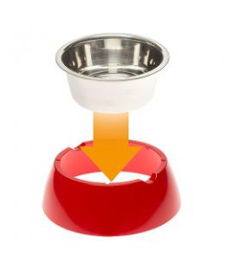 Миска для собак и котов Ferplast Jolie Small металлическая красная Ø 17.1x5.5 см 500 мл 70982022 - Фото 3 Миска для собак и котов Ferplast Jolie Small металлическая красная Ø 17.1x5.5 см 500 мл 70982022 - изображение 3