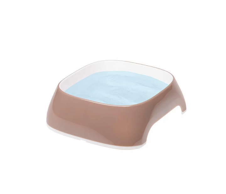 Миска для собак и котов Ferplast Glam Extra Small пластиковая серая 13x12x3.5 см 200 мл 71208021 - изображение 2