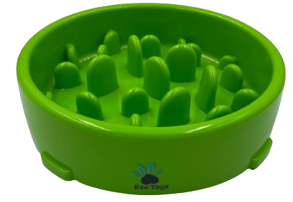Миска для медленного кормления для собак EcoToys пластиковая салатовая Ø 20х4.5 см 6877 - Фото 6 Миска для медленного кормления для собак EcoToys пластиковая салатовая Ø 20х4.5 см 6877 - изображение 6