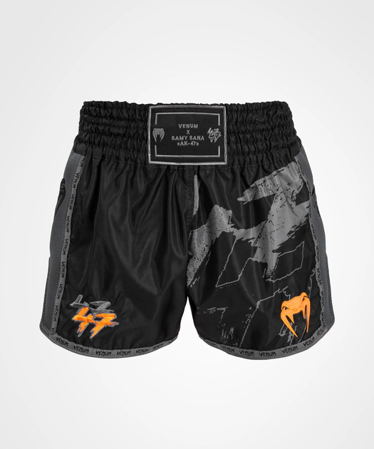 Шорты для тайского бокса Venum S47 Muay Thaï Short Black Orange (VENUM-05028-112-L) - Фото 1 Шорты для тайского бокса Venum S47 Muay Thaï Short Black Orange (VENUM-05028-112-L) - изображение 1