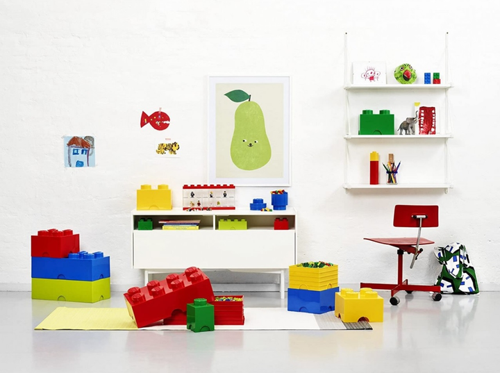 Контейнер для зберігання LEGO Storage Brick 4 Червоний (40031730) - зображення 6