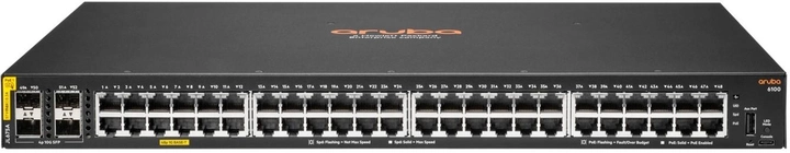 Przełącznik HP Aruba 6100-48G-PoE-4SFP+ 370W (JL675A) - obraz 1