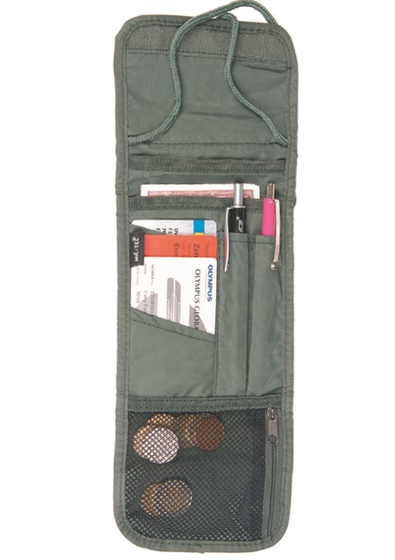 Сумка-кошелек тактическая Mil-Tec Нагрудная для денег и документов 15х12,5 см Олива BRUSTBEUTEL 15X12,5 OLIV (15820001) - изображение 1